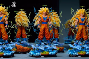 Dragon Ball BUU Studio SS3 Goku Regular Base Simple Anime Resin Statue