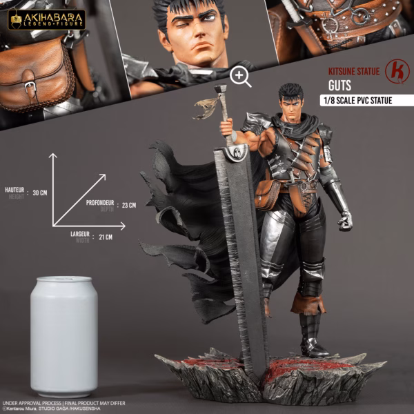 Berserk Kitsune Statue Studio Guts V2 PVC Licensed 7