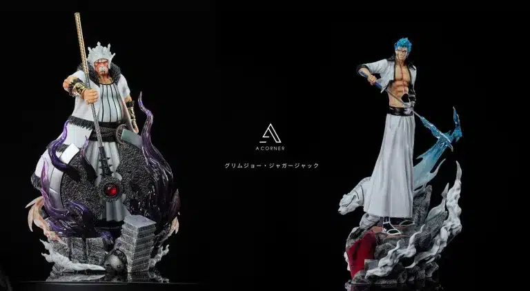 Bleach AC Studio Grimmjow Jaegerjaques x Baraggan Louisenbairn Resin Statue