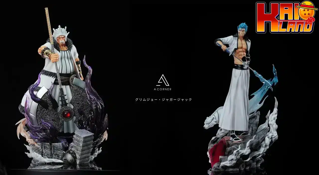 Bleach AC Studio Grimmjow Jaegerjaques x Baraggan Louisenbairn Resin Statue