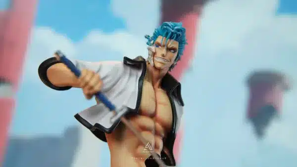 Bleach AC Studio Grimmjow Jaegerjaques x Baraggan Louisenbairn Resin Statue 4