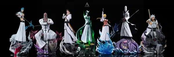 Bleach AC Studio Grimmjow Jaegerjaques x Baraggan Louisenbairn Resin Statue 6