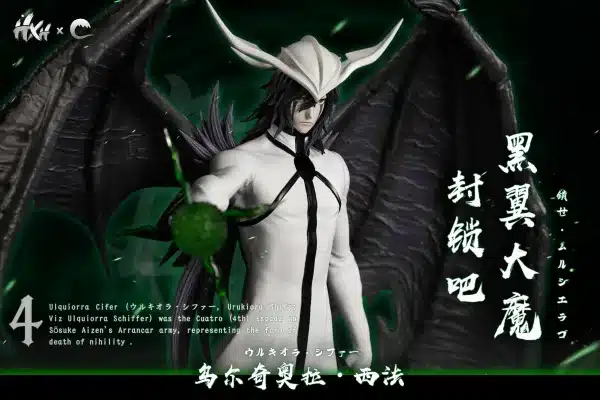 Bleach Cheng Studio Ulquiorra Cifer Resin Statue 4