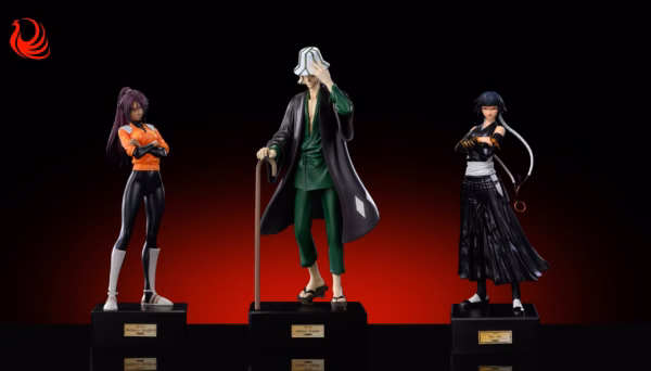 Bleach Wan Guan Zao Wu Studio Soi Fon x Urahara Kisuke Resin Statue 1