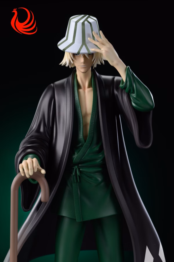 Bleach Wan Guan Zao Wu Studio Soi Fon x Urahara Kisuke Resin Statue 2