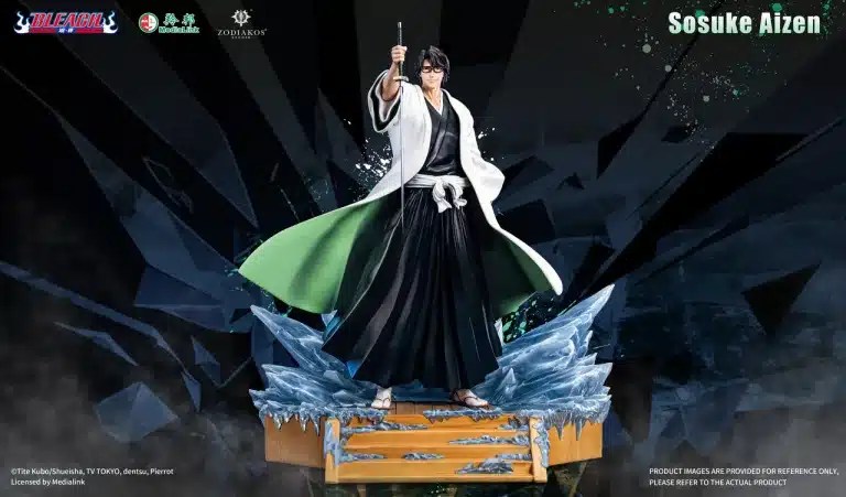 Bleach Zodiakos Studio Sosuke Aizen Licensed Resin Statue