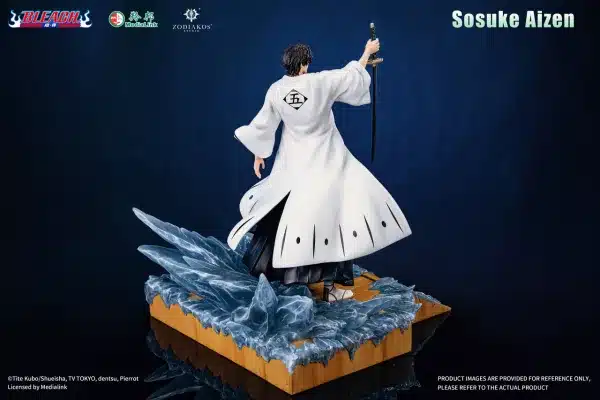 Bleach Zodiakos Studio Sosuke Aizen Licensed Resin Statue 2