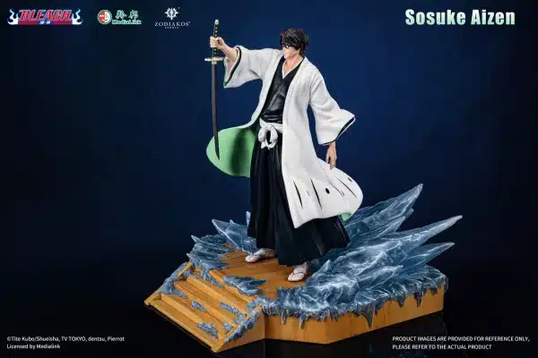 Bleach Zodiakos Studio Sosuke Aizen Licensed Resin Statue 5
