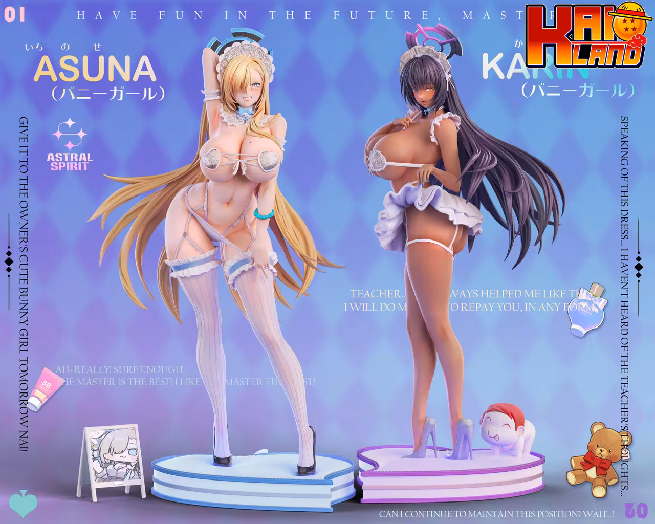 Blue Archive AstralSpirit Studio Asuna x Karin Resin Statue