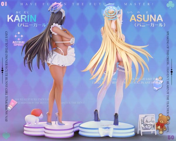 Blue Archive AstralSpirit Studio Asuna x Karin Resin Statue 2