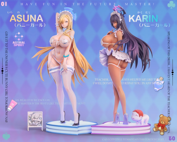 Blue Archive AstralSpirit Studio Asuna x Karin Resin Statue 5