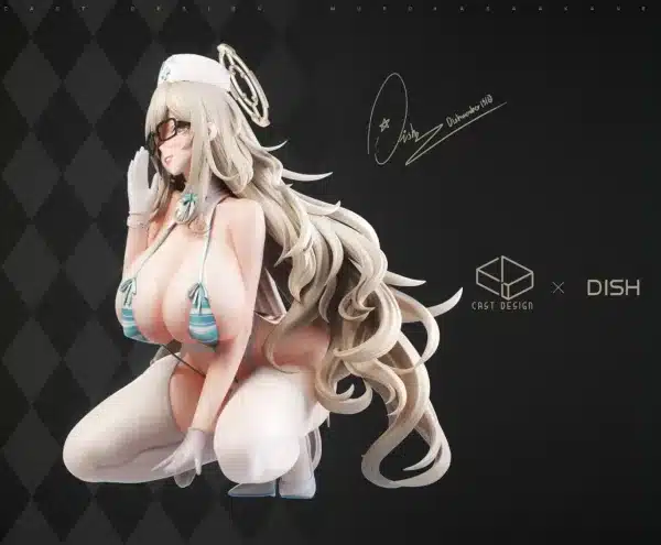Blue Archive Cast Design X Dish Studio Murokasa Akane Resin Statue 2
