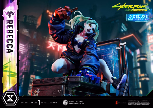 Cyberpunk Edgerunners Prime 1 Studio Rebecca Licensed Resin Statue 2
