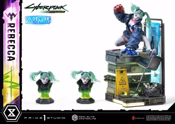 Cyberpunk Edgerunners Prime 1 Studio Rebecca Licensed Resin Statue 8