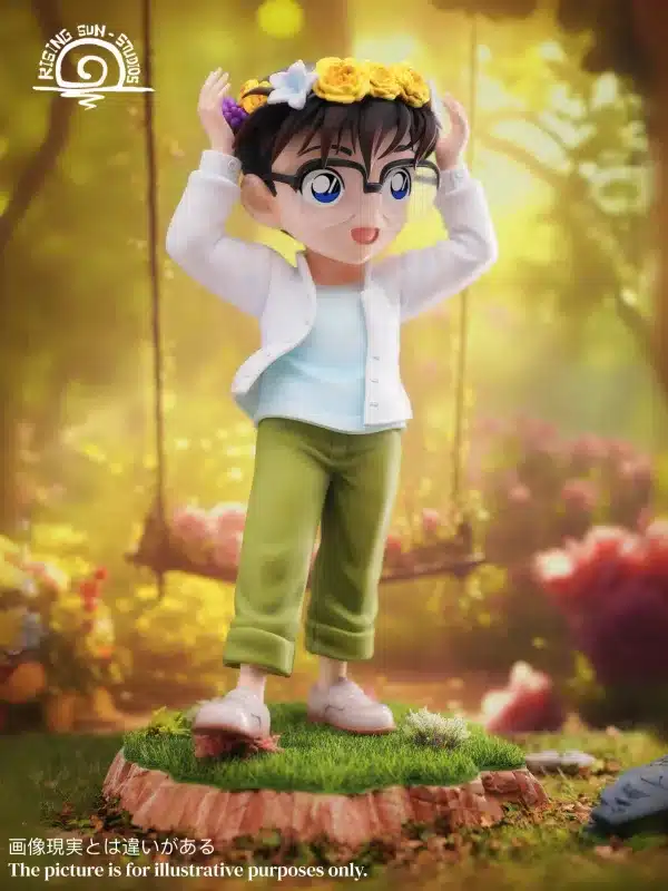 Detective Conan Rising Sun Studio Garland Conan Resin Statue 2