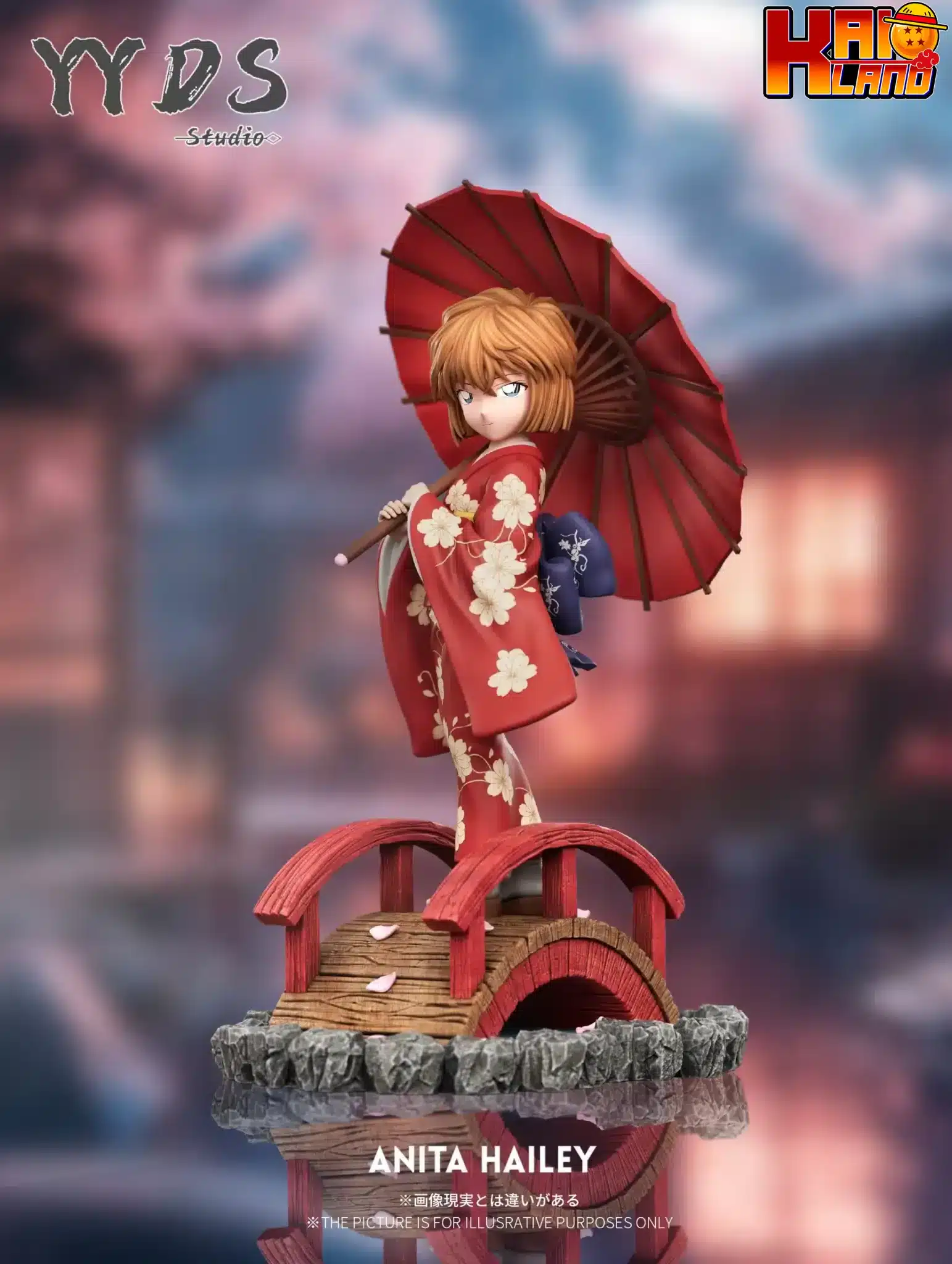Detective Conan YYDS Studio Kimono Ai Haibara Resin Statue