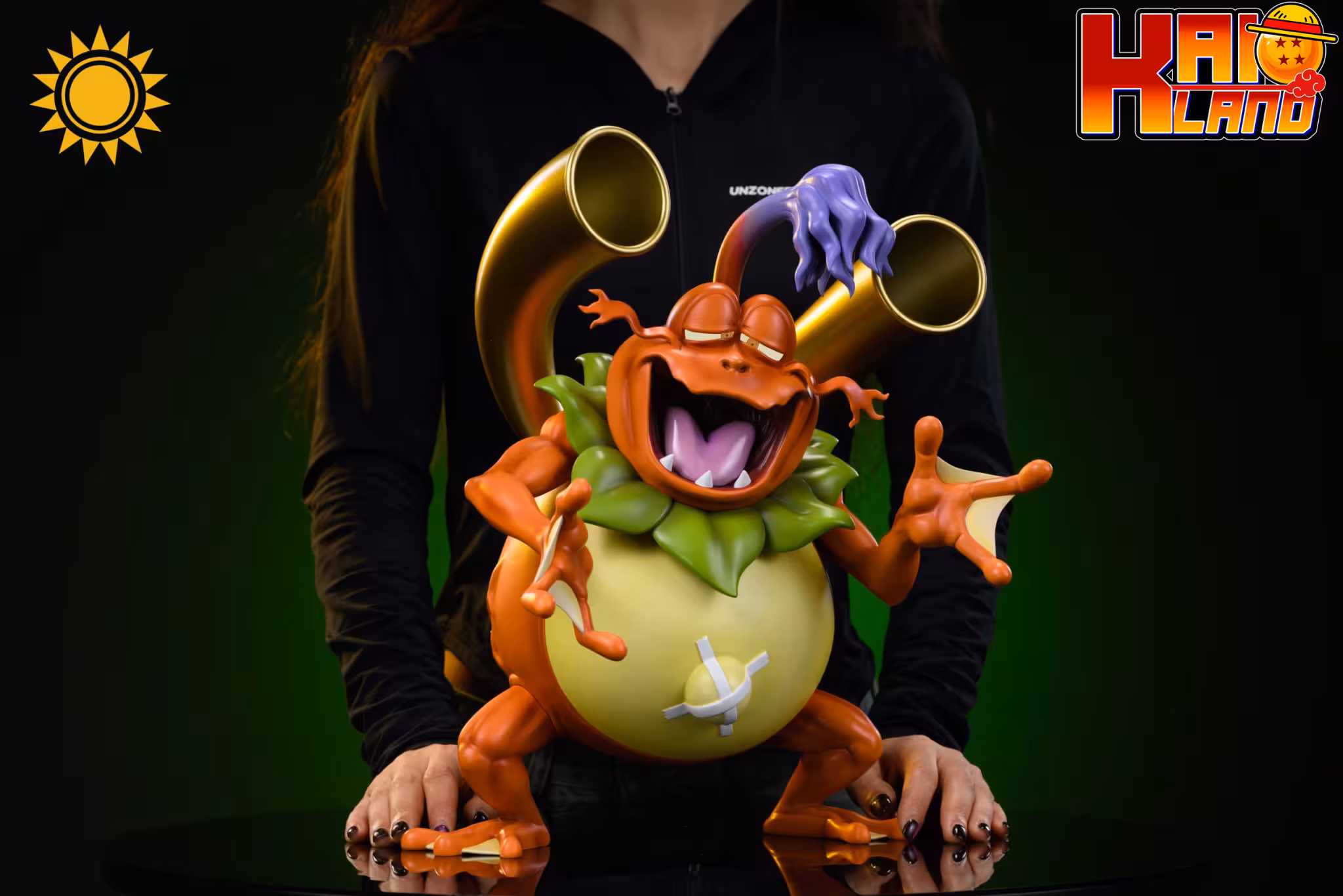 Digimon Sun Toys Studio Tonosama Gekomon Resin Statue