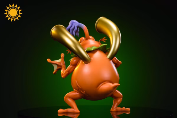 Digimon Sun Toys Studio Tonosama Gekomon Resin Statue 2
