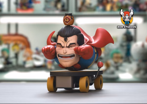 Dr Slump ZOR Studio Sourman Resin Statue 4
