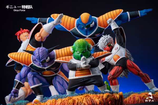 Dragon Ball Bao Zi A Studio Ginyu Force Ginyu x Recoome x Burter x Jeice x Guldo Resin Statue 3