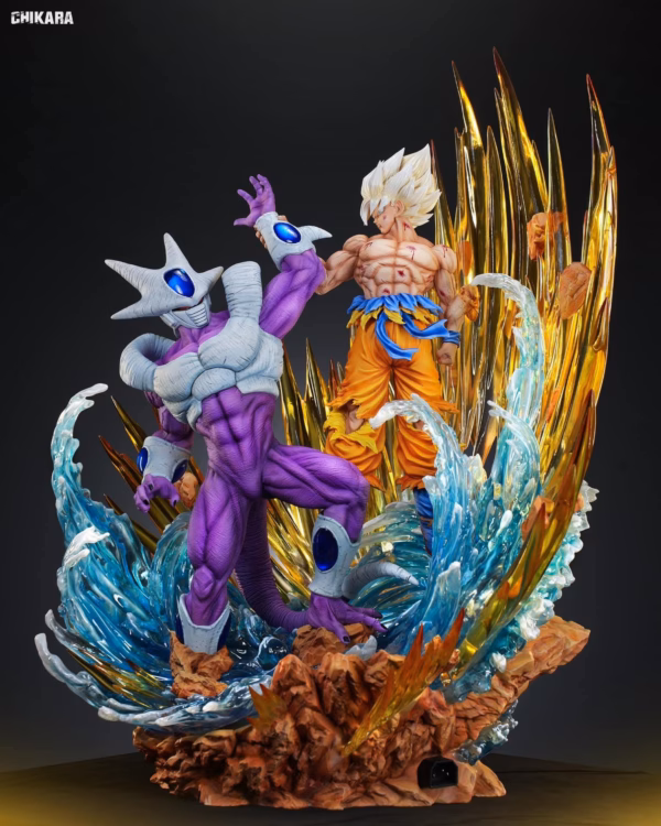 Dragon Ball Chikara Studio Goku vs Cooler Resin Statue 1