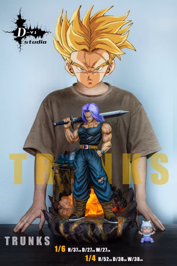 Dragon Ball D YJ Studio Trunks Resin Statue 1