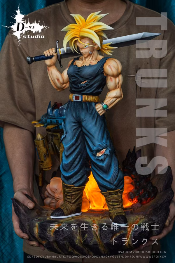 Dragon Ball D YJ Studio Trunks Resin Statue 2