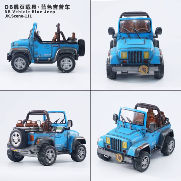 Dragon Ball JacksDo Studio Vehicle Blue Jeep Resin Statue 7