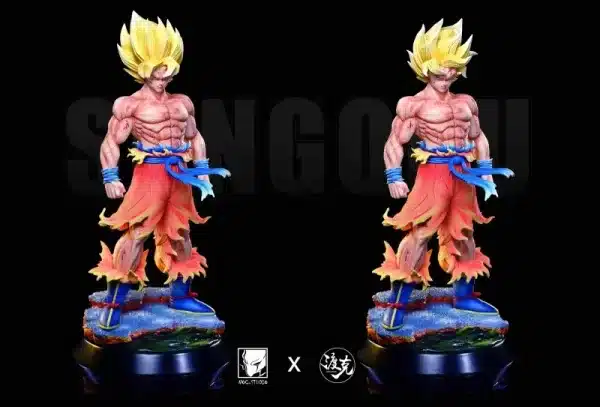 Dragon Ball NOC Studio Goku SSJ V2 Resin Statue 2