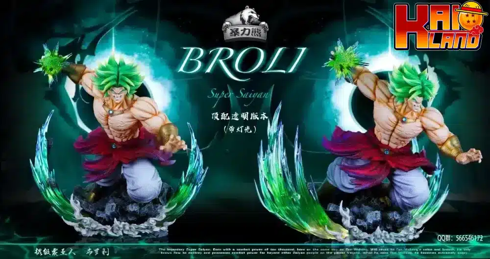 Dragon Ball Violent Bear Studio Broly Resin Statue