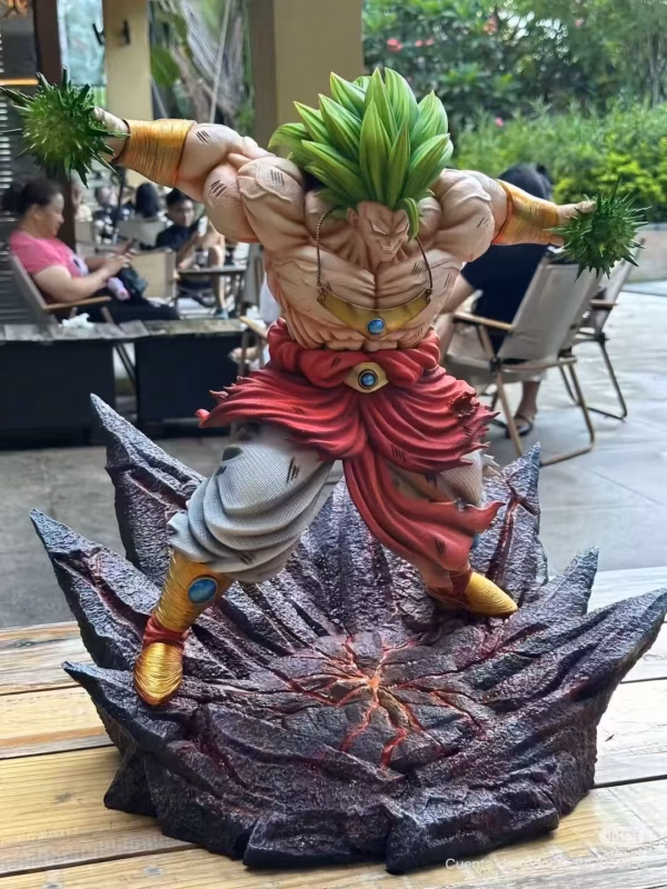 Dragon Ball Yi Shou Studio Broly Vs Goku x Vegeta Resin Statue 2 1