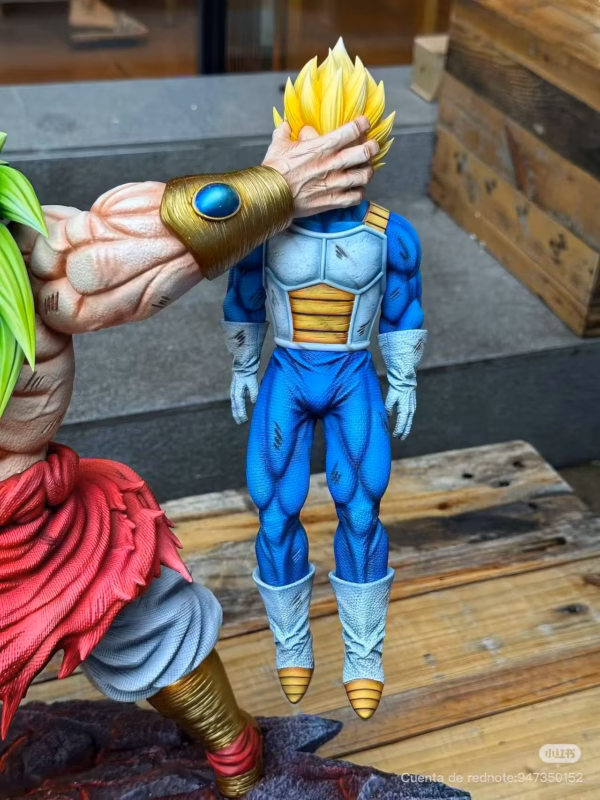 Dragon Ball Yi Shou Studio Broly Vs Goku x Vegeta Resin Statue 4 1