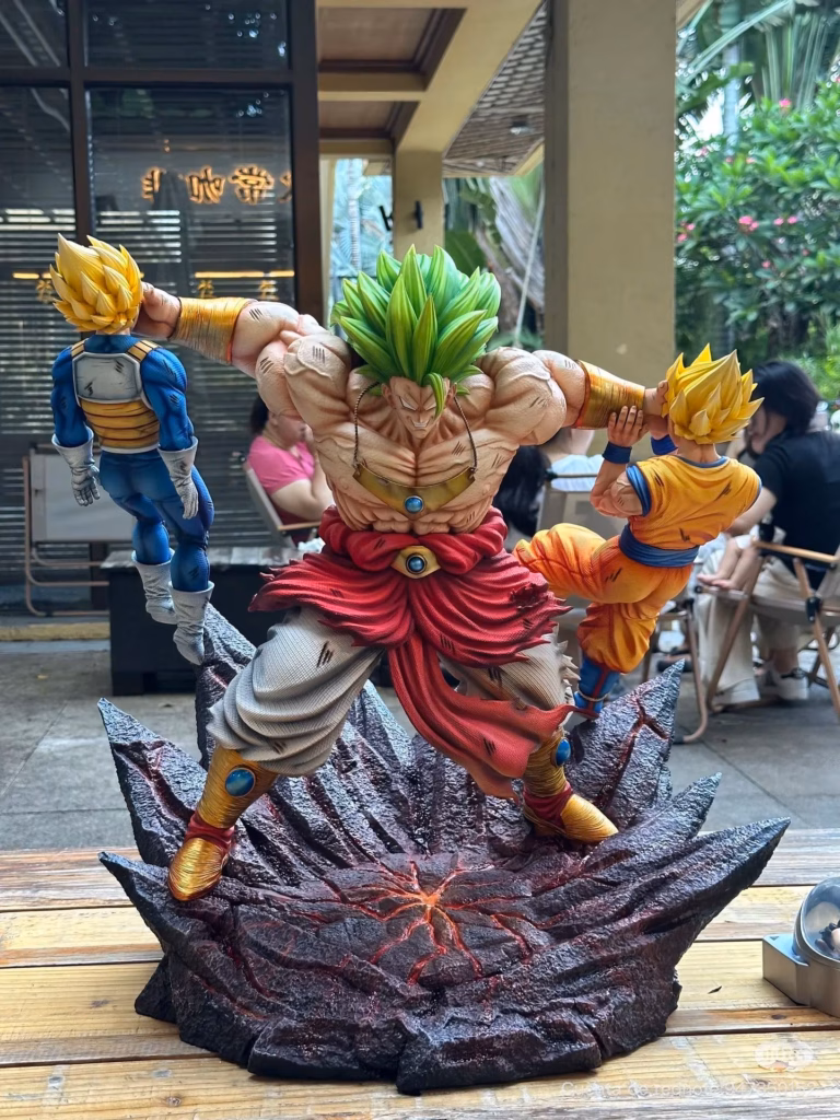 Dragon Ball Yi Shou Studio Broly Vs Goku x Vegeta Resin Statue