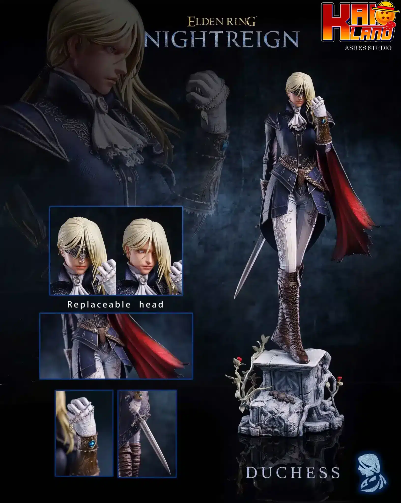 Elden Ring  Ashes Studio Nightreign Duchess Resin Statue