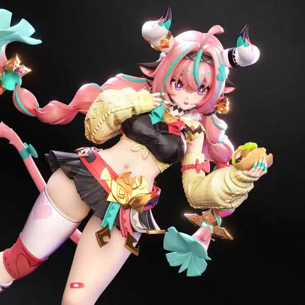 Genshin Impact Xiao Huan Xiong Studio Varesa Resin Statue 3
