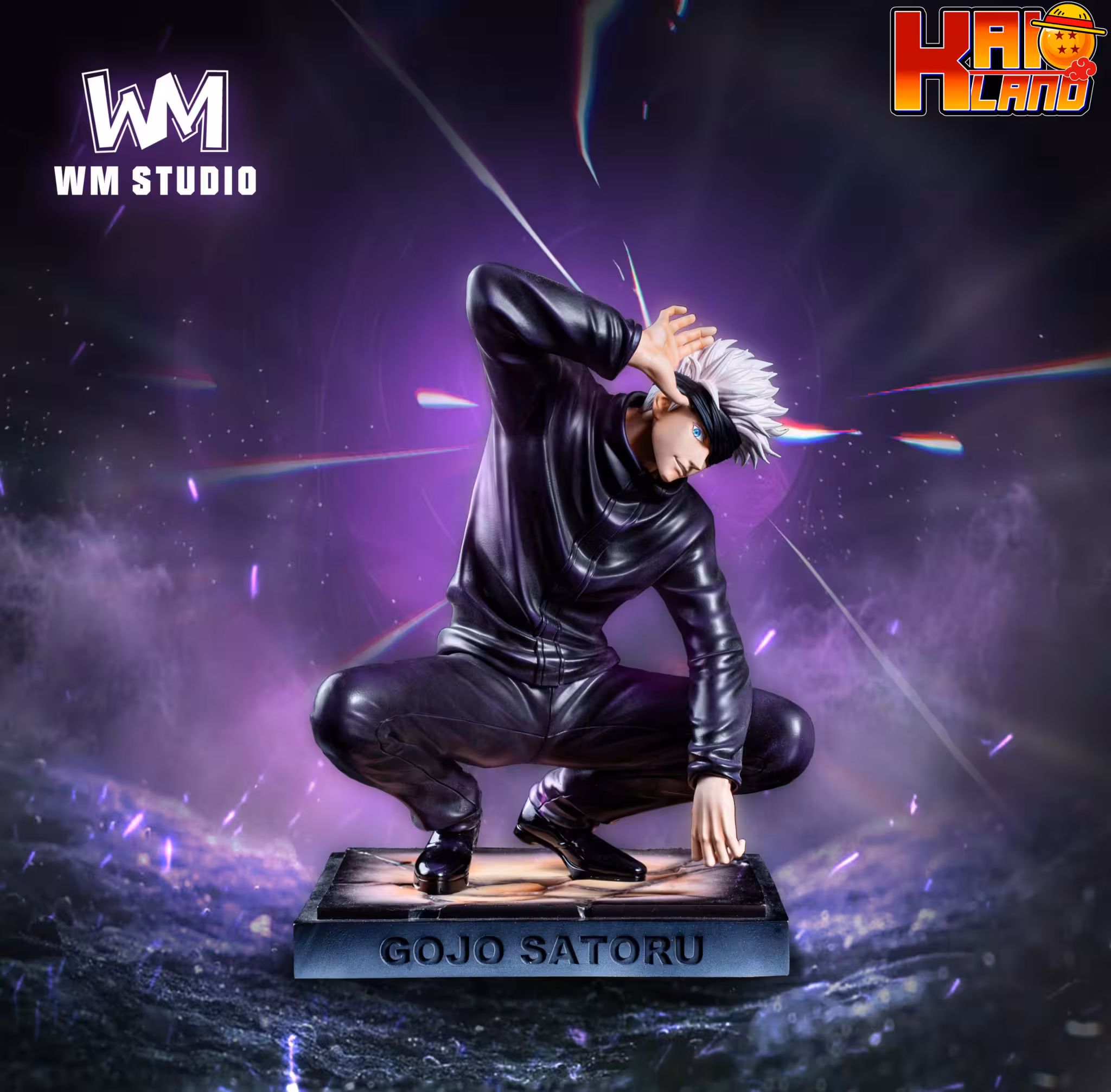 Jujutsu Kaisen WM Studio Squatting Gojo Sensei Resin Statue