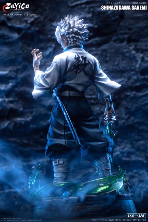 Kimetsu No Yaiba Zayico Studio Shinazugawa Sanemi Resin Statue 3