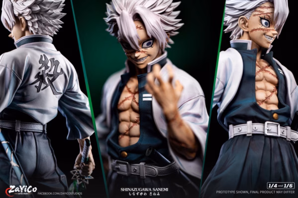 Kimetsu No Yaiba Zayico Studio Shinazugawa Sanemi Resin Statue 5