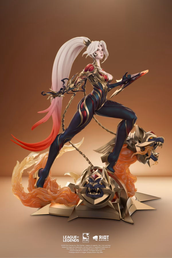 League of Legends PureArts Studio Immortal Kai Sa Cassiopeia Licensed Resin Statue 3