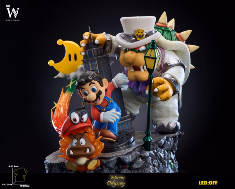 Mario Wake Studio Mario Odyssey Resin Statue