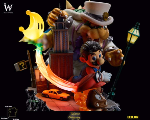 Mario Wake Studio Mario Odyssey Resin Statue 2