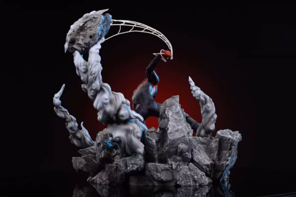 Marvel Linghang Studio Spider Man Miles Morales Resin Statue 4
