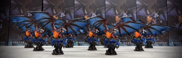 Monster Hunter S6 Studio Safi Jiiva Dark Red Dragon Resin Statue 1