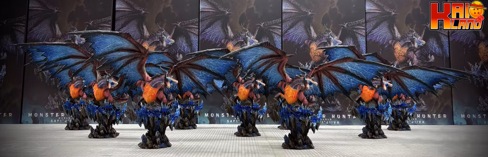 Monster Hunter S6 Studio Safi Jiiva Dark Red Dragon Resin Statue