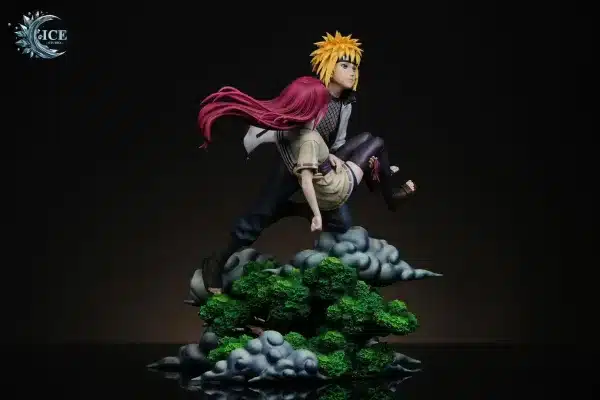 Naruto Ice Studio Minato x Kushina Resin Statue 2