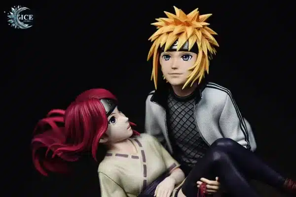 Naruto Ice Studio Minato x Kushina Resin Statue 3
