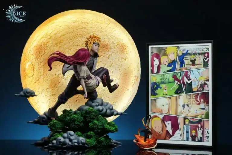 Naruto Ice Studio Minato x Kushina Resin Statue