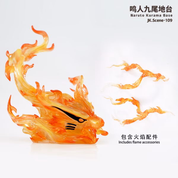 Naruto JacksDo Studio Naruto Kurama Base Resin Statue 3