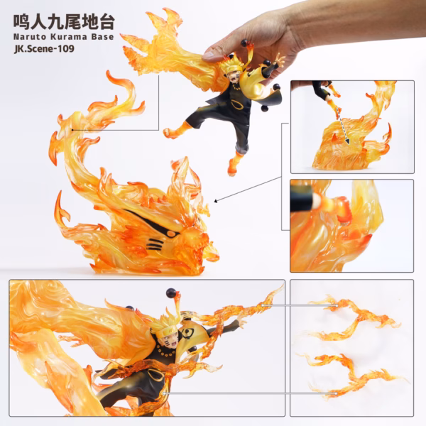 Naruto JacksDo Studio Naruto Kurama Base Resin Statue 5