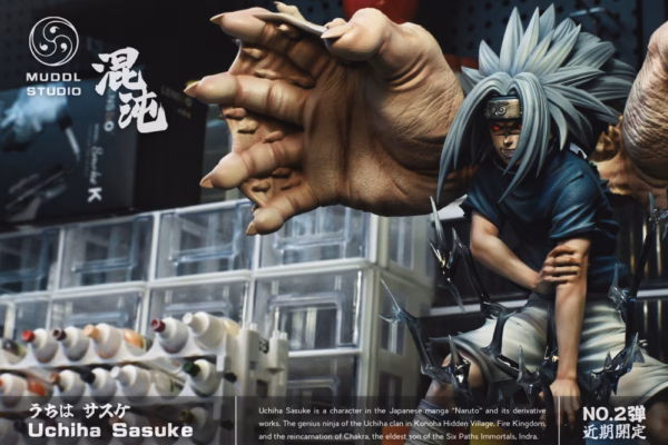 Naruto MUDDL Studio Uchiha Sasuke Resin Statue 4